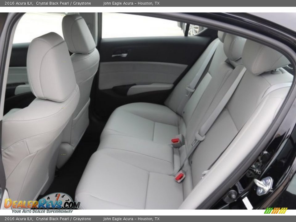 2016 Acura ILX Crystal Black Pearl / Graystone Photo #17