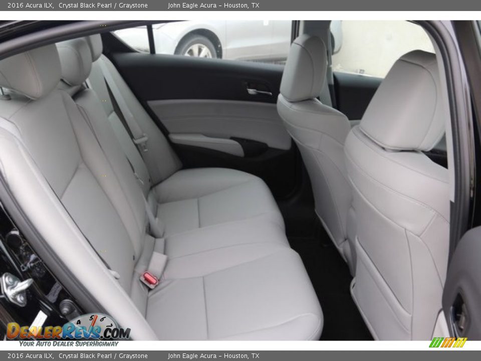 2016 Acura ILX Crystal Black Pearl / Graystone Photo #20