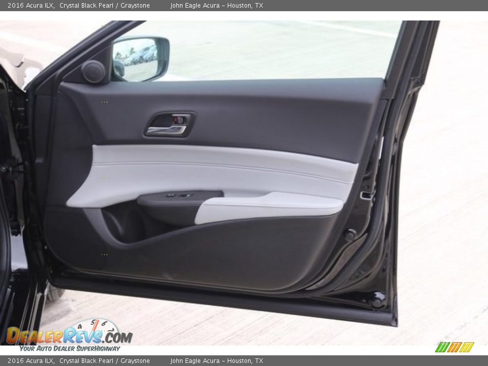 2016 Acura ILX Crystal Black Pearl / Graystone Photo #21