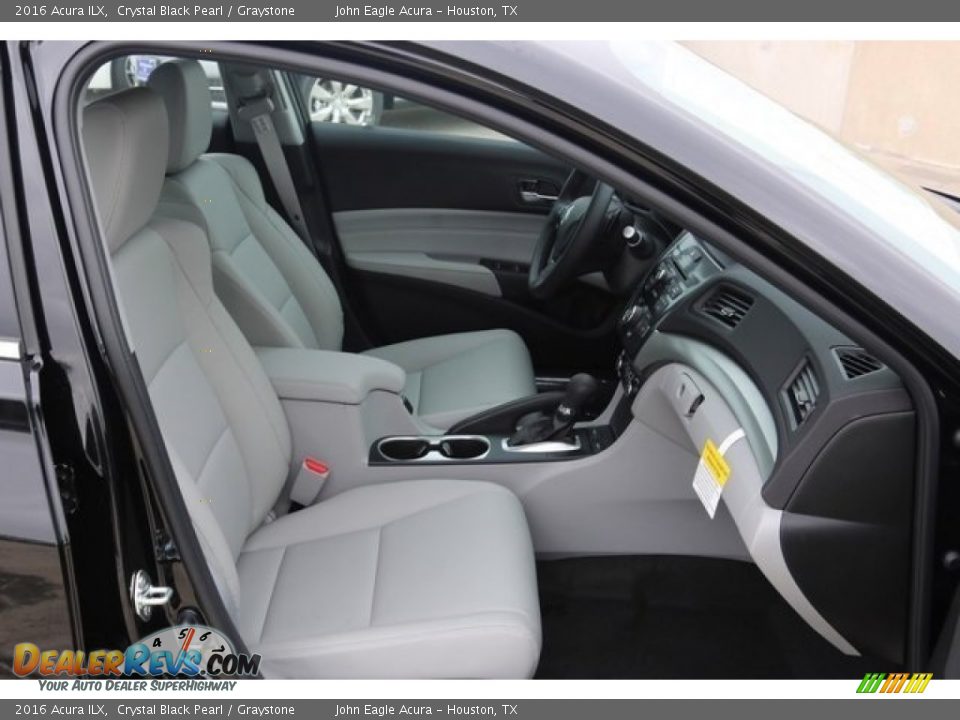 2016 Acura ILX Crystal Black Pearl / Graystone Photo #22