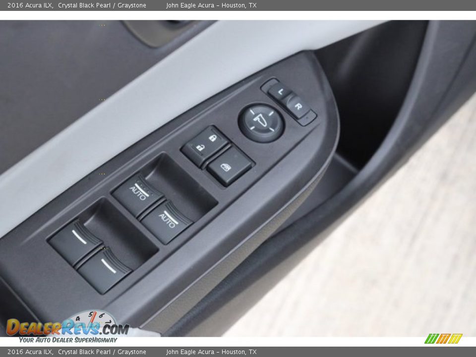 2016 Acura ILX Crystal Black Pearl / Graystone Photo #24