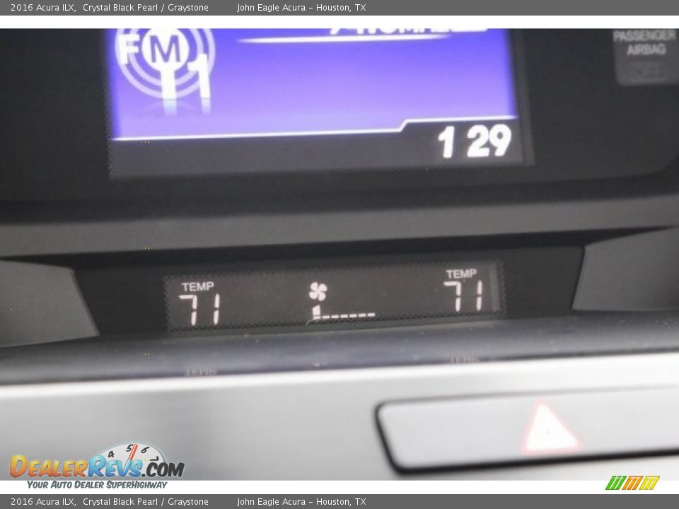 2016 Acura ILX Crystal Black Pearl / Graystone Photo #29