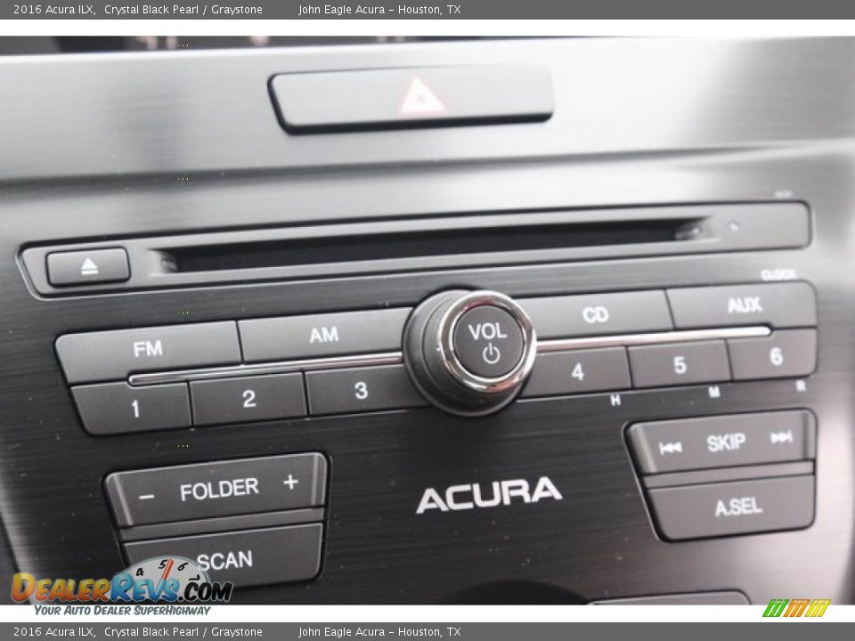 2016 Acura ILX Crystal Black Pearl / Graystone Photo #30