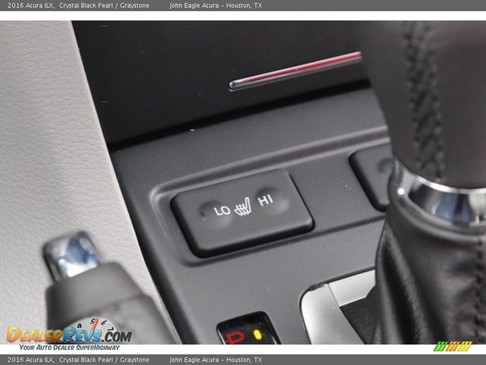 2016 Acura ILX Crystal Black Pearl / Graystone Photo #34