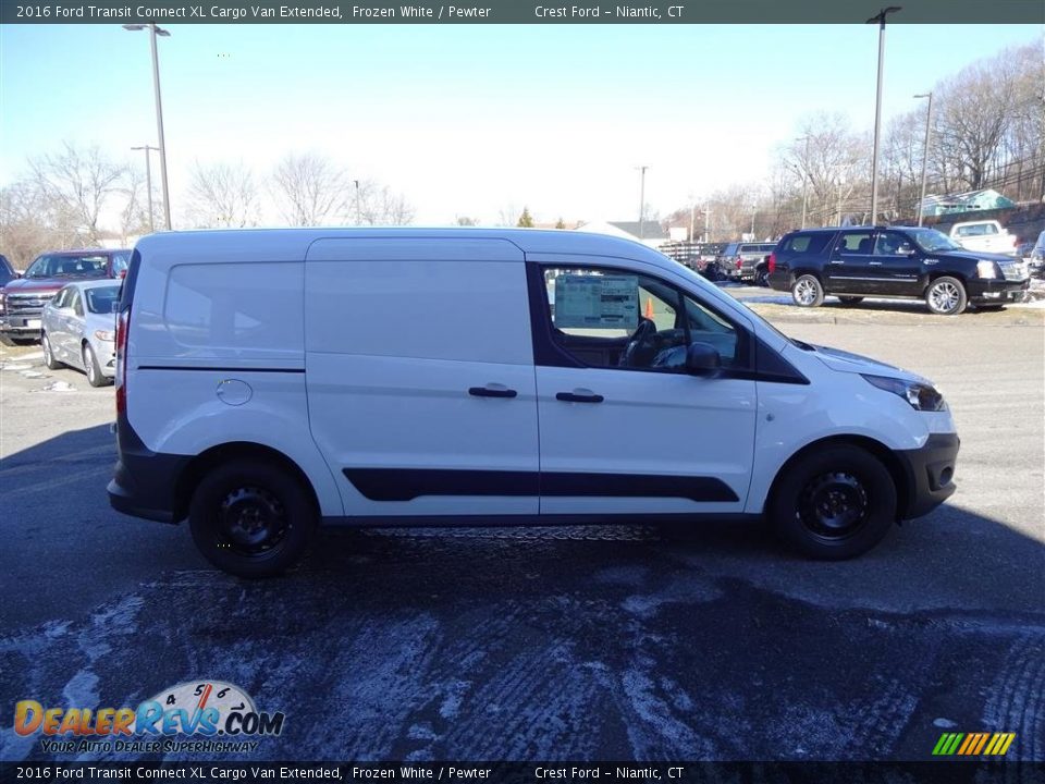 2016 Ford Transit Connect XL Cargo Van Extended Frozen White / Pewter Photo #8