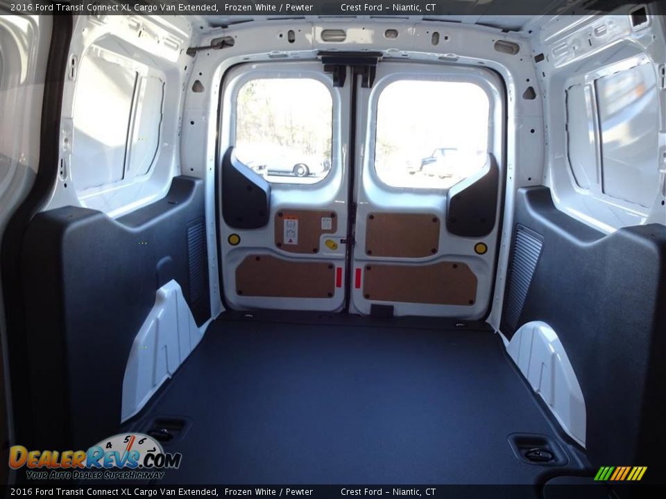 2016 Ford Transit Connect XL Cargo Van Extended Frozen White / Pewter Photo #13
