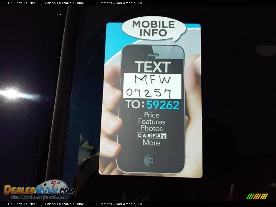Dealer Info of 2015 Ford Taurus SEL Photo #2