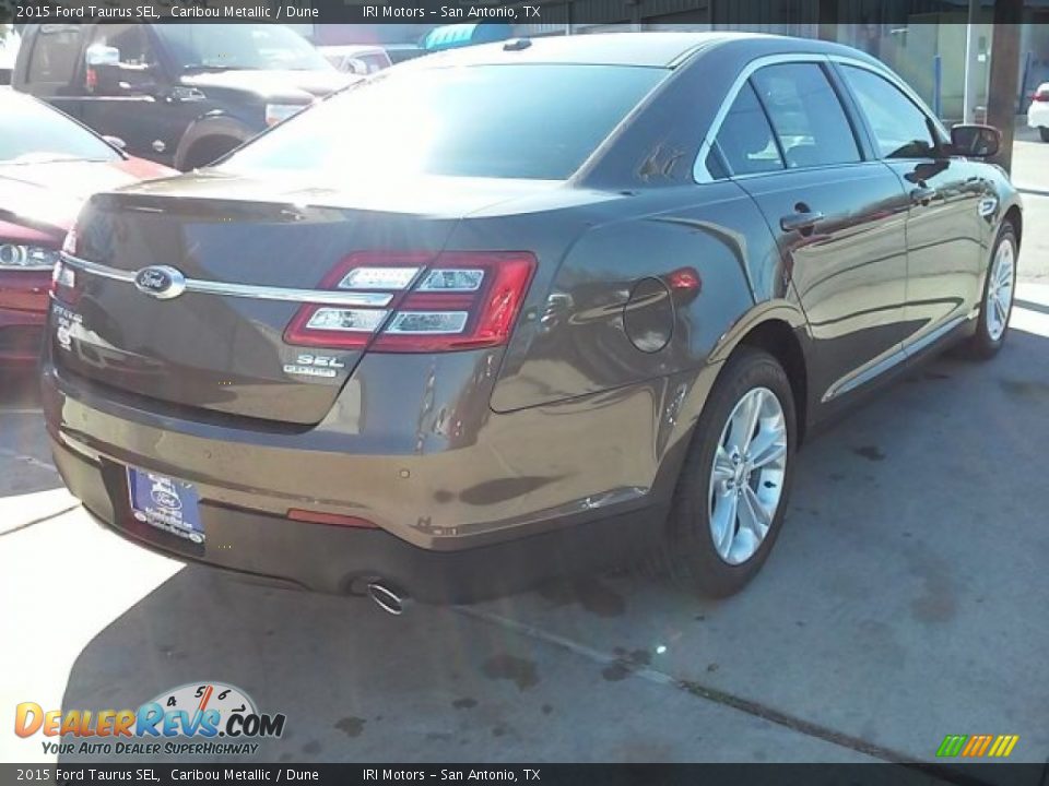 2015 Ford Taurus SEL Caribou Metallic / Dune Photo #12