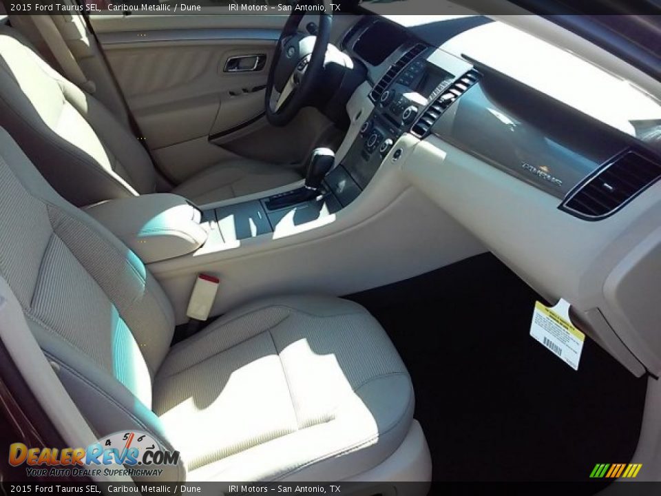 2015 Ford Taurus SEL Caribou Metallic / Dune Photo #14