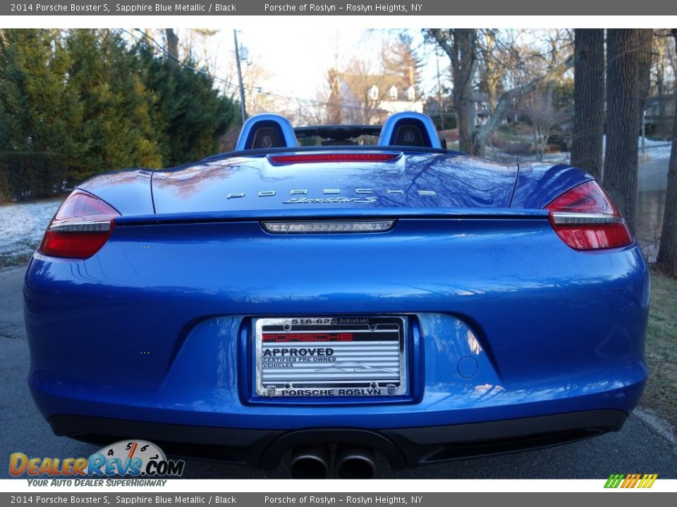 2014 Porsche Boxster S Sapphire Blue Metallic / Black Photo #5