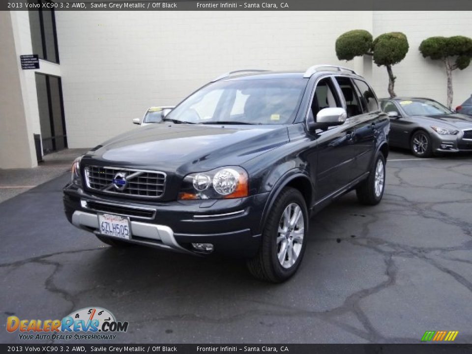 2013 Volvo XC90 3.2 AWD Savile Grey Metallic / Off Black Photo #1