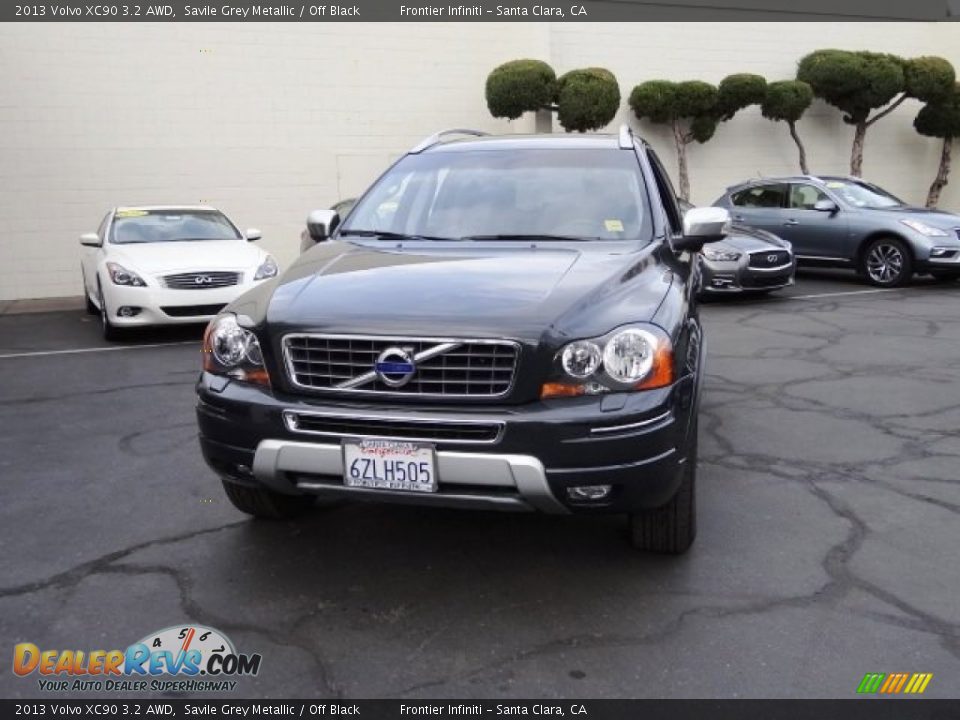 2013 Volvo XC90 3.2 AWD Savile Grey Metallic / Off Black Photo #2
