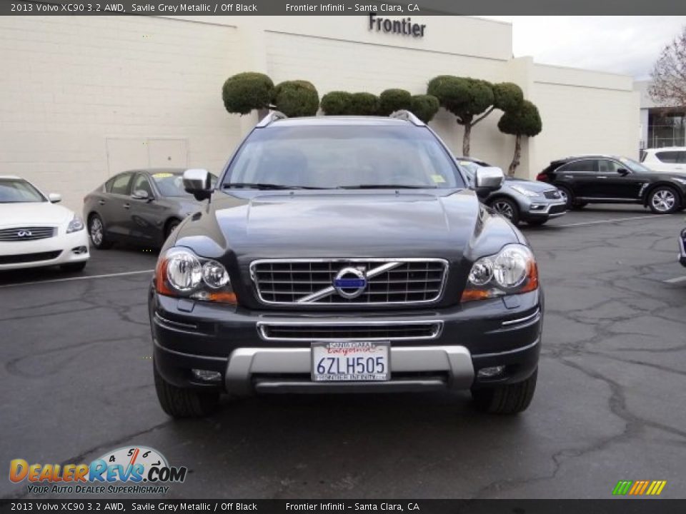 2013 Volvo XC90 3.2 AWD Savile Grey Metallic / Off Black Photo #3
