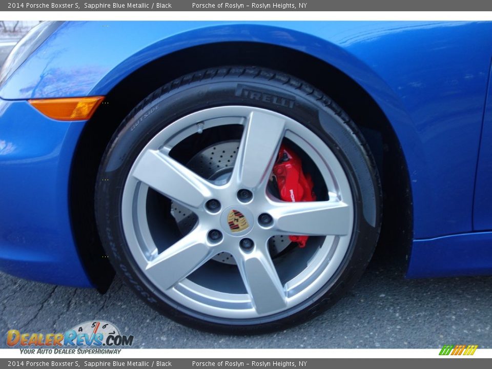 2014 Porsche Boxster S Sapphire Blue Metallic / Black Photo #9