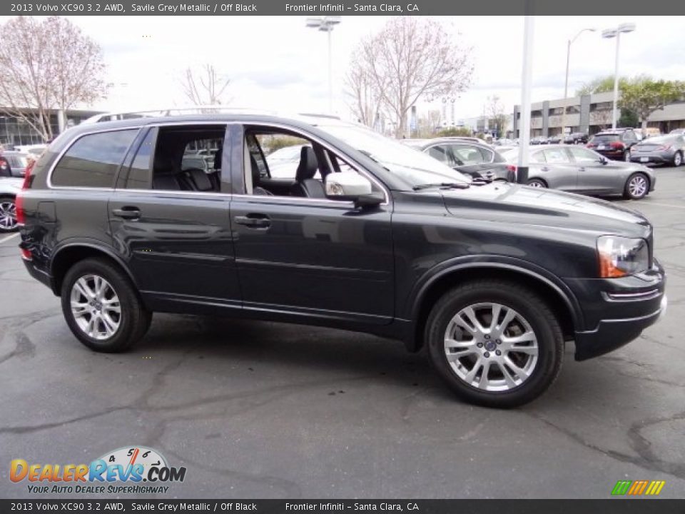 2013 Volvo XC90 3.2 AWD Savile Grey Metallic / Off Black Photo #7