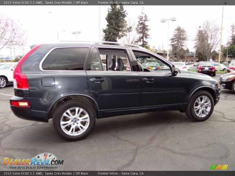 2013 Volvo XC90 3.2 AWD Savile Grey Metallic / Off Black Photo #8