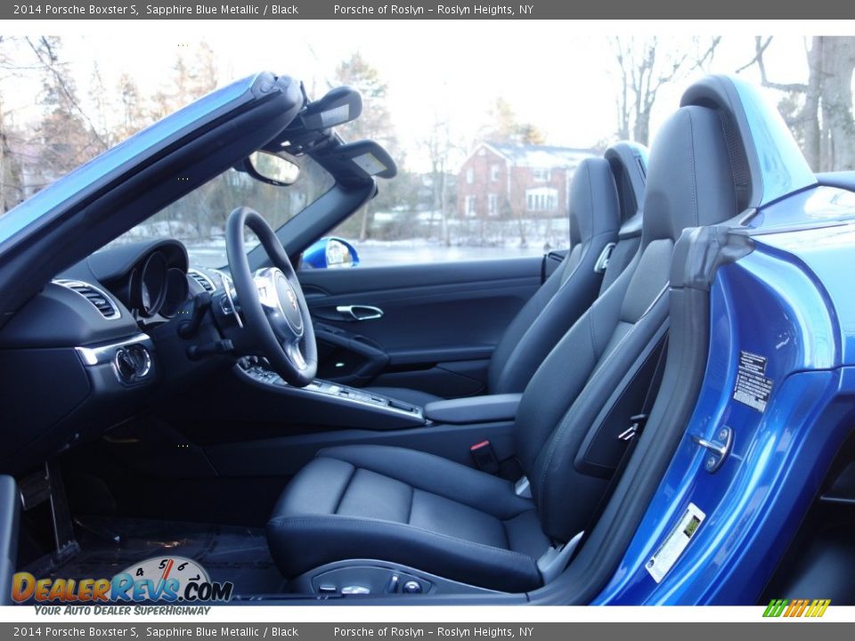 2014 Porsche Boxster S Sapphire Blue Metallic / Black Photo #13