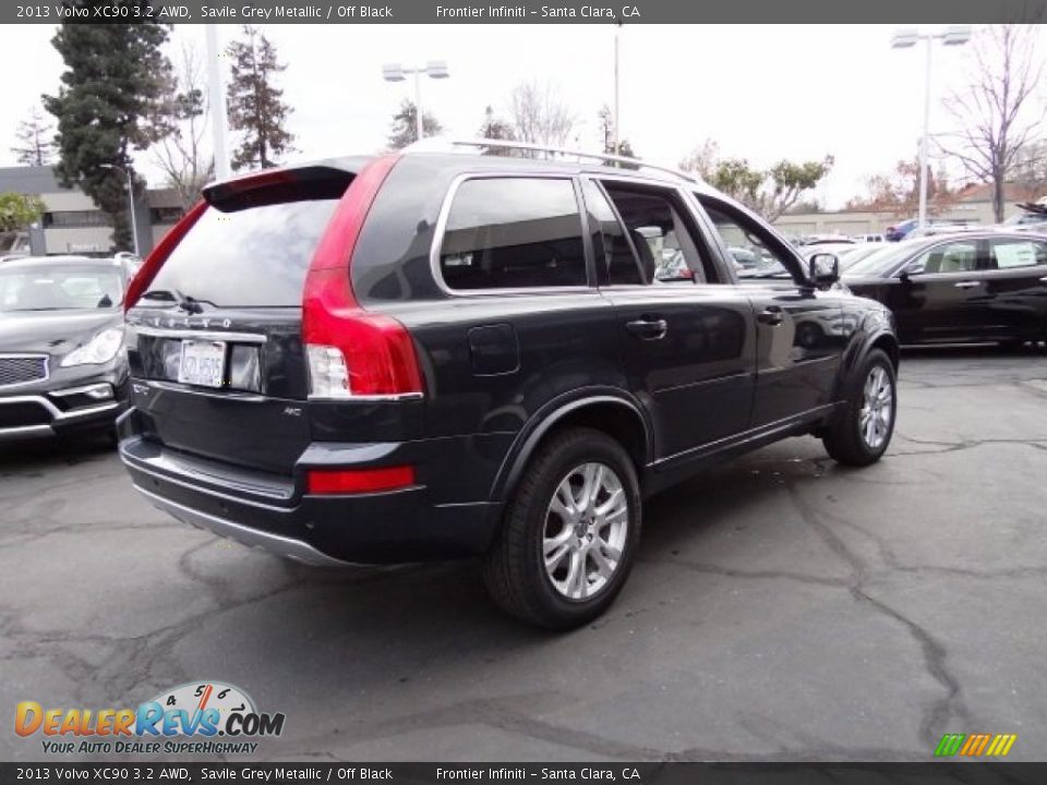 2013 Volvo XC90 3.2 AWD Savile Grey Metallic / Off Black Photo #9