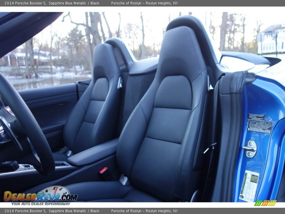 2014 Porsche Boxster S Sapphire Blue Metallic / Black Photo #14