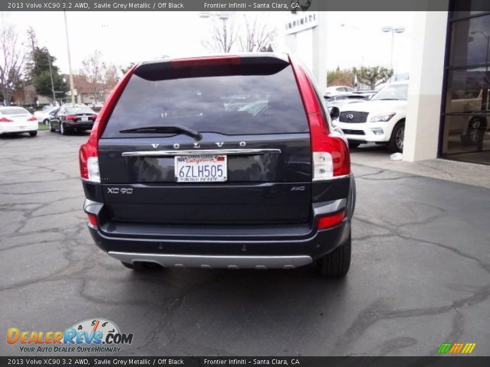 2013 Volvo XC90 3.2 AWD Savile Grey Metallic / Off Black Photo #10
