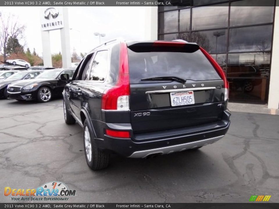 2013 Volvo XC90 3.2 AWD Savile Grey Metallic / Off Black Photo #11