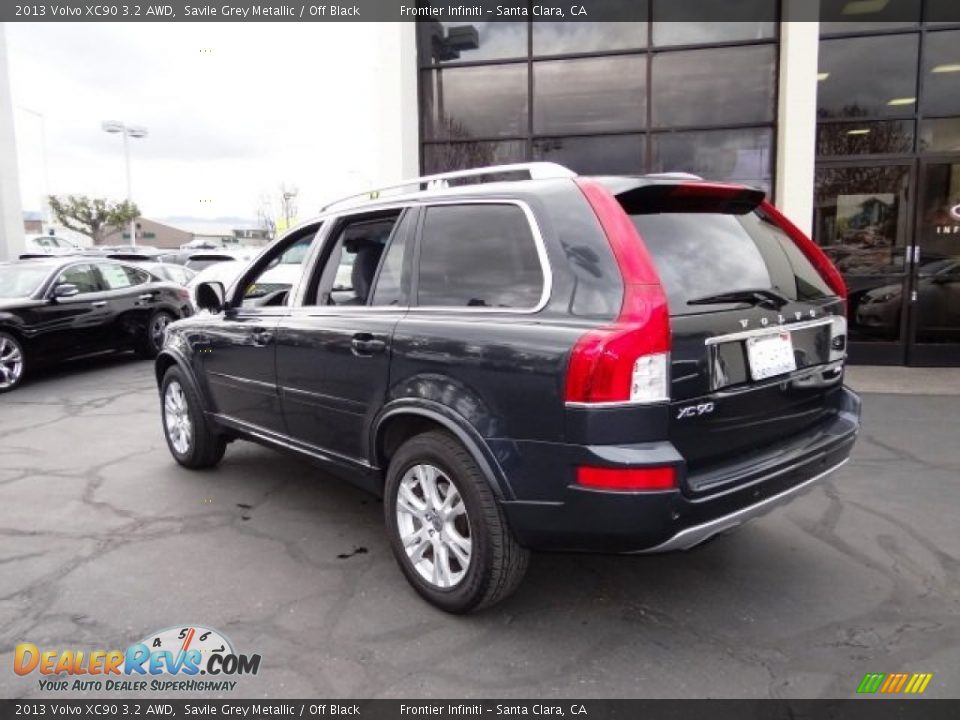 2013 Volvo XC90 3.2 AWD Savile Grey Metallic / Off Black Photo #12