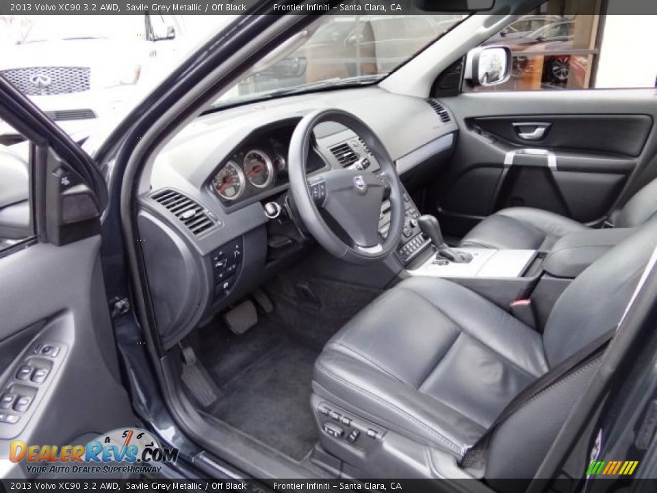 Off Black Interior - 2013 Volvo XC90 3.2 AWD Photo #17
