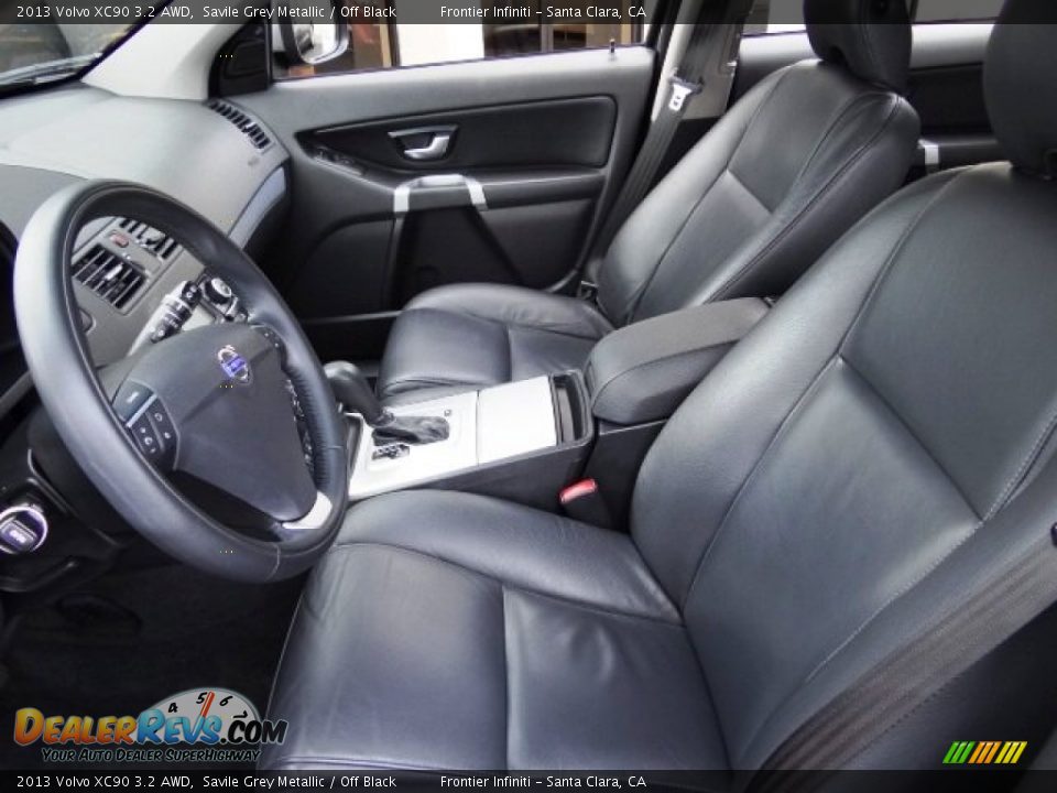 2013 Volvo XC90 3.2 AWD Savile Grey Metallic / Off Black Photo #18