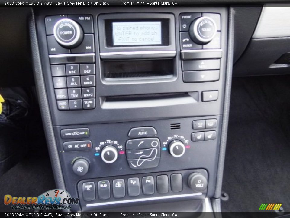 2013 Volvo XC90 3.2 AWD Savile Grey Metallic / Off Black Photo #26