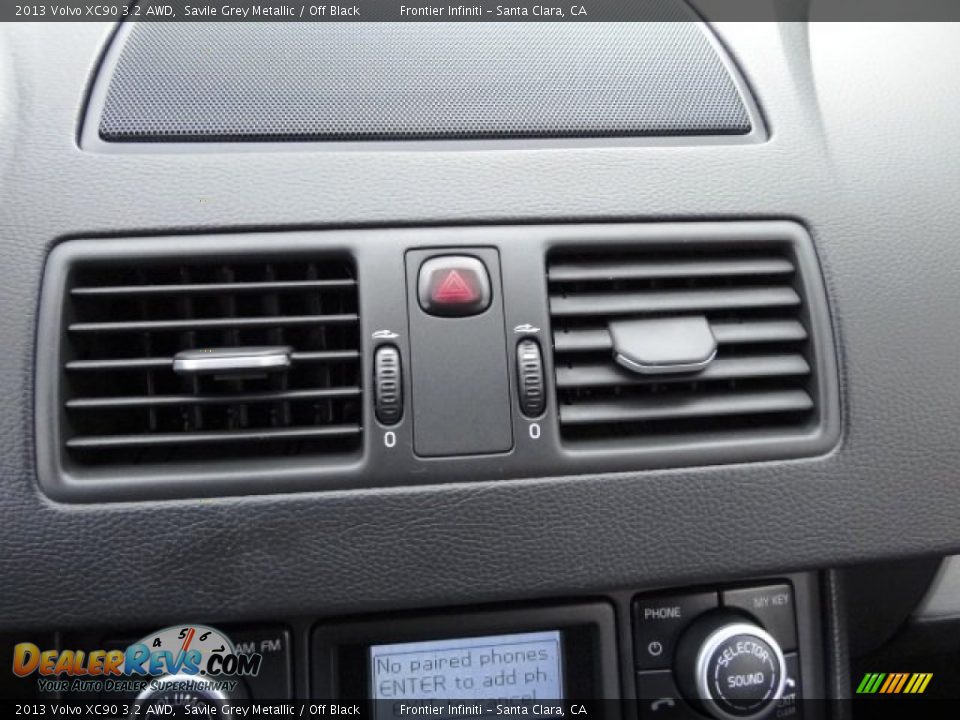 2013 Volvo XC90 3.2 AWD Savile Grey Metallic / Off Black Photo #27
