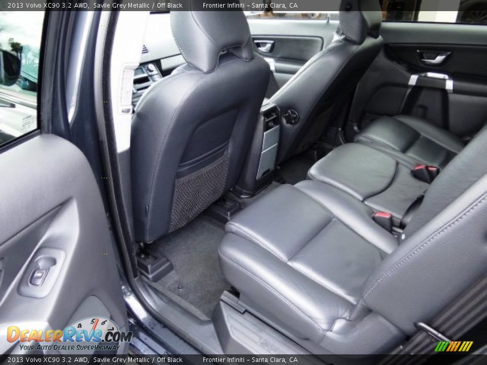 2013 Volvo XC90 3.2 AWD Savile Grey Metallic / Off Black Photo #30