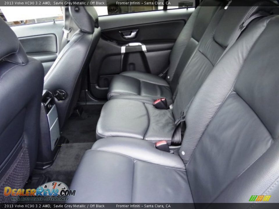 2013 Volvo XC90 3.2 AWD Savile Grey Metallic / Off Black Photo #31