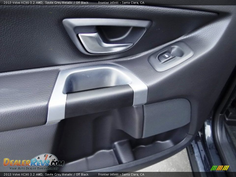 2013 Volvo XC90 3.2 AWD Savile Grey Metallic / Off Black Photo #32
