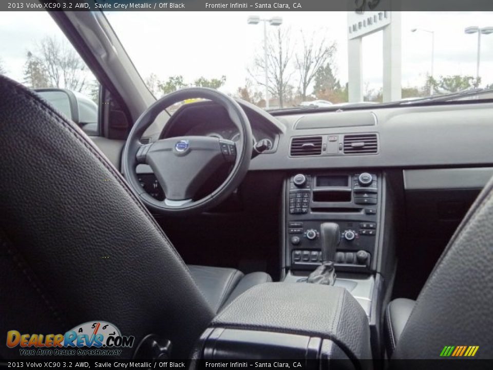 2013 Volvo XC90 3.2 AWD Savile Grey Metallic / Off Black Photo #34