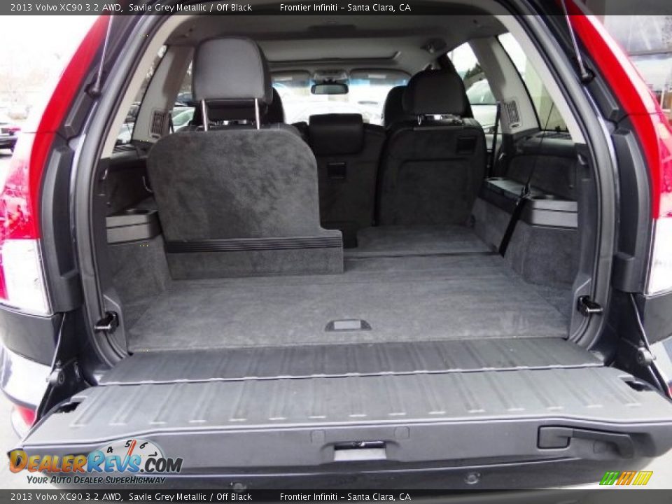 2013 Volvo XC90 3.2 AWD Savile Grey Metallic / Off Black Photo #35