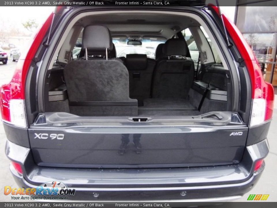 2013 Volvo XC90 3.2 AWD Savile Grey Metallic / Off Black Photo #36