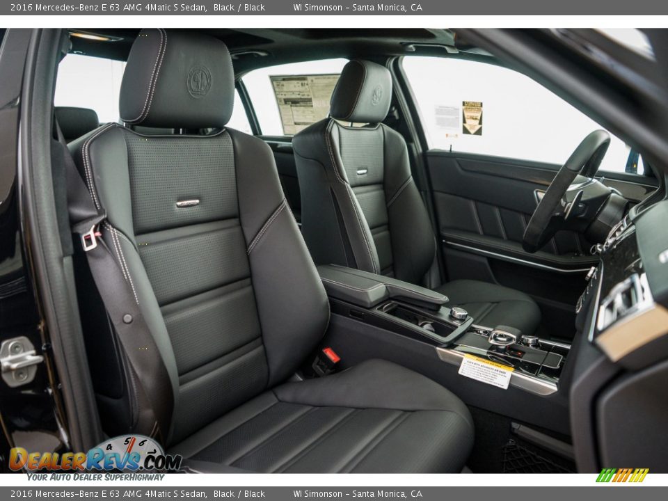 Front Seat of 2016 Mercedes-Benz E 63 AMG 4Matic S Sedan Photo #2