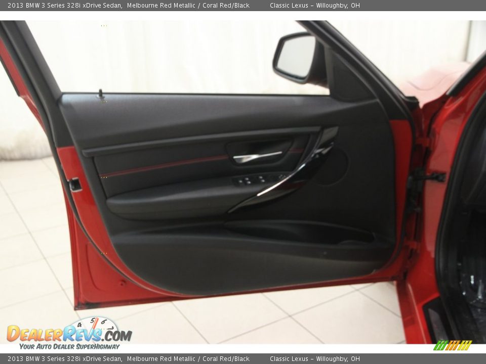 2013 BMW 3 Series 328i xDrive Sedan Melbourne Red Metallic / Coral Red/Black Photo #4