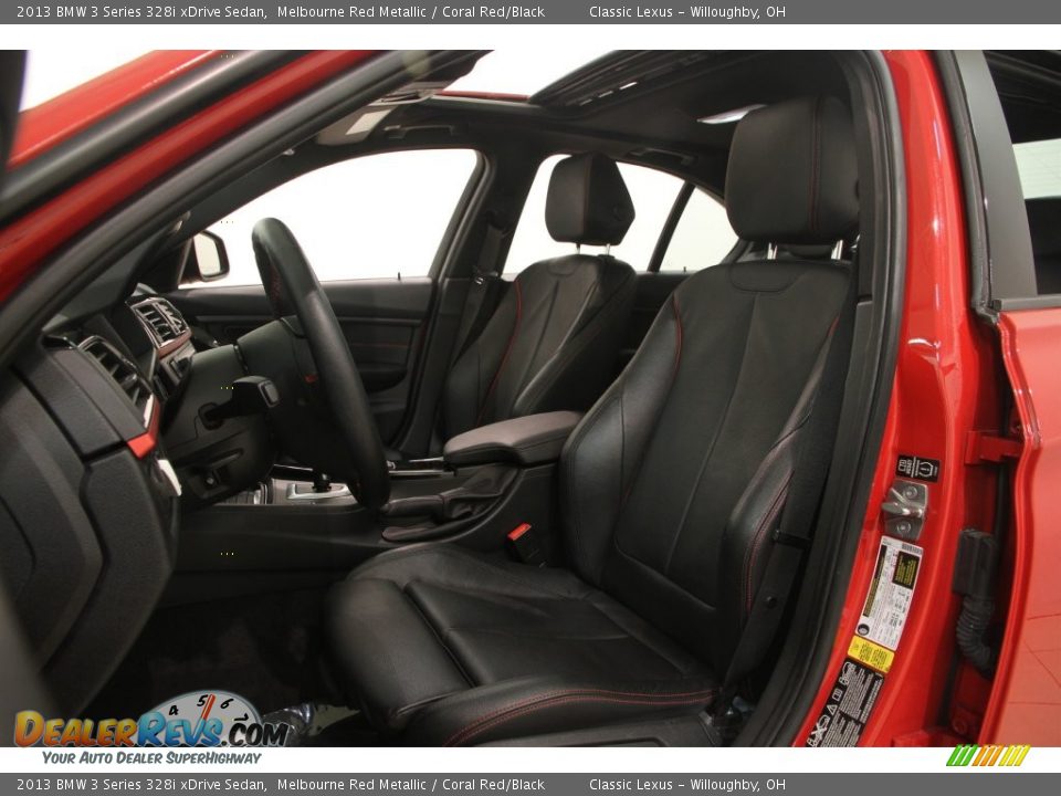 2013 BMW 3 Series 328i xDrive Sedan Melbourne Red Metallic / Coral Red/Black Photo #6