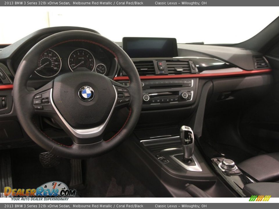 2013 BMW 3 Series 328i xDrive Sedan Melbourne Red Metallic / Coral Red/Black Photo #7