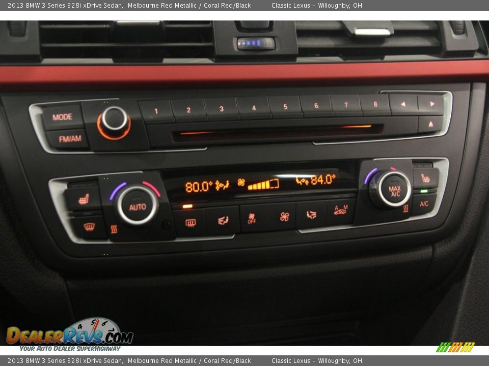 2013 BMW 3 Series 328i xDrive Sedan Melbourne Red Metallic / Coral Red/Black Photo #12