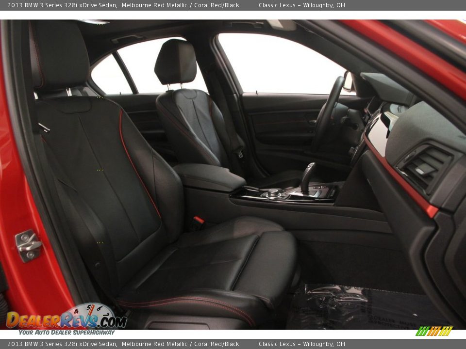 2013 BMW 3 Series 328i xDrive Sedan Melbourne Red Metallic / Coral Red/Black Photo #21