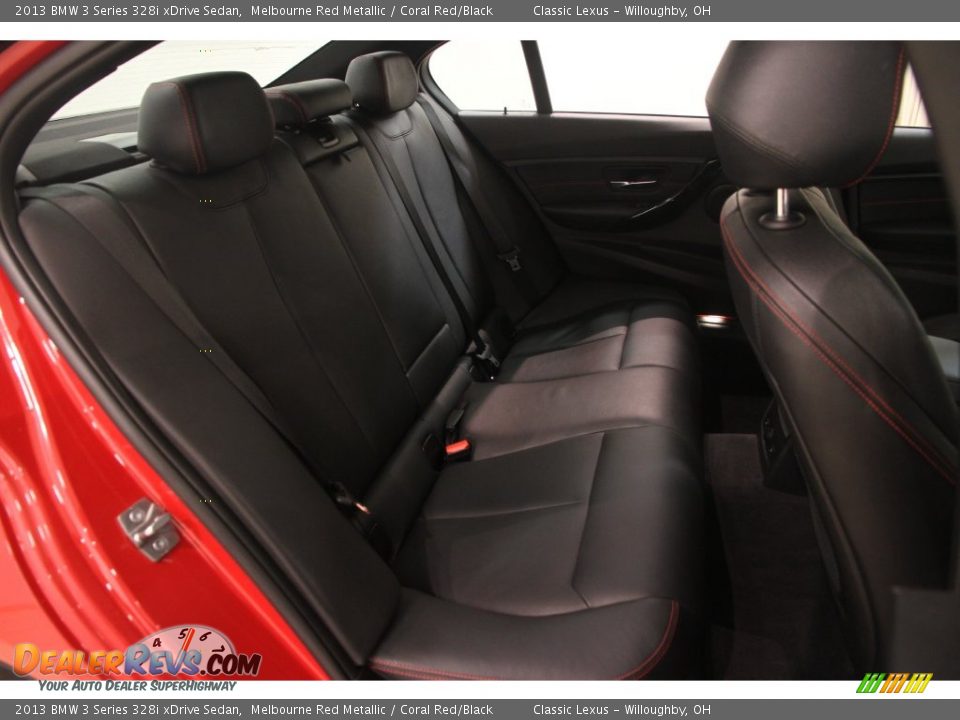 2013 BMW 3 Series 328i xDrive Sedan Melbourne Red Metallic / Coral Red/Black Photo #22