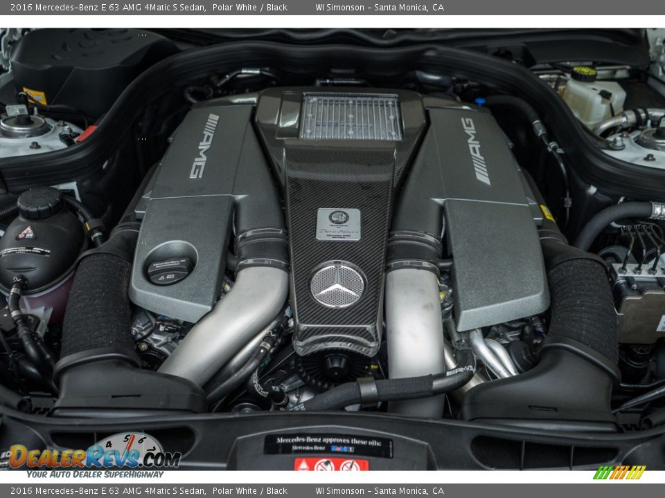 2016 Mercedes-Benz E 63 AMG 4Matic S Sedan 5.5 Liter AMG DI biturbo DOHC 32-Valve VVT V8 Engine Photo #9