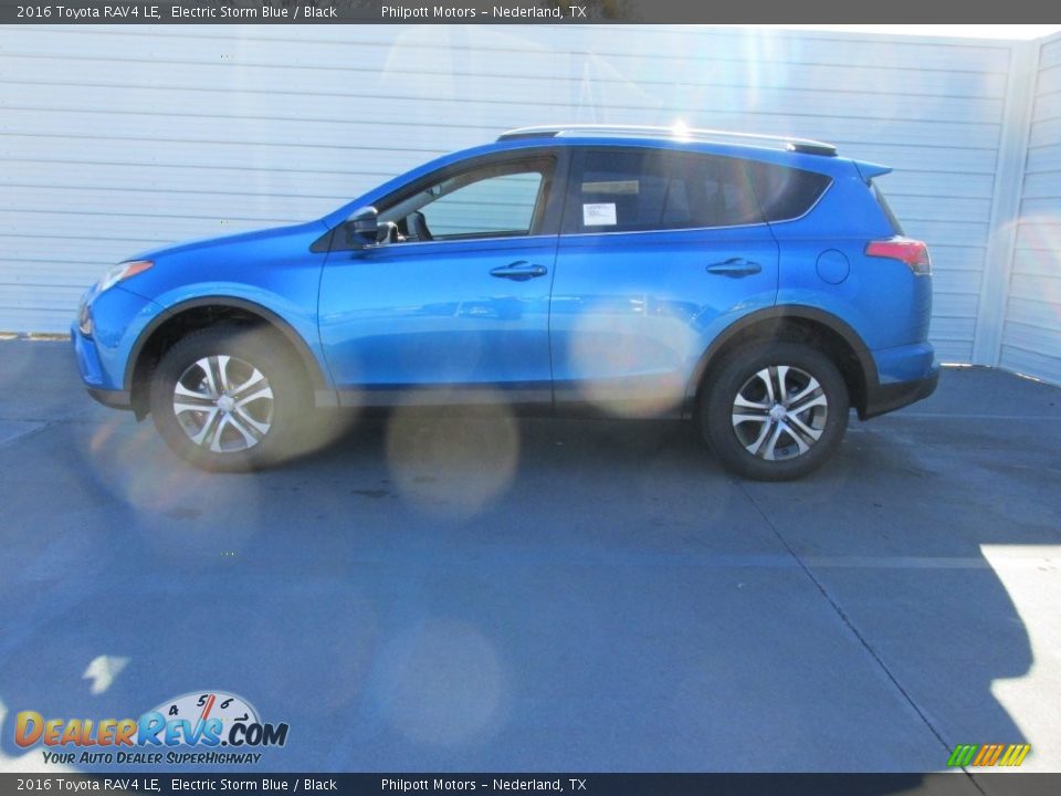 2016 Toyota RAV4 LE Electric Storm Blue / Black Photo #6
