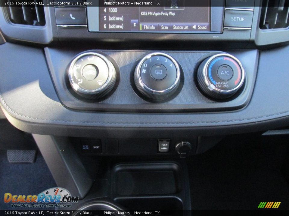 2016 Toyota RAV4 LE Electric Storm Blue / Black Photo #26