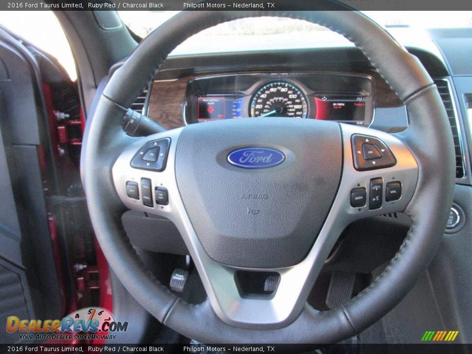 2016 Ford Taurus Limited Steering Wheel Photo #28