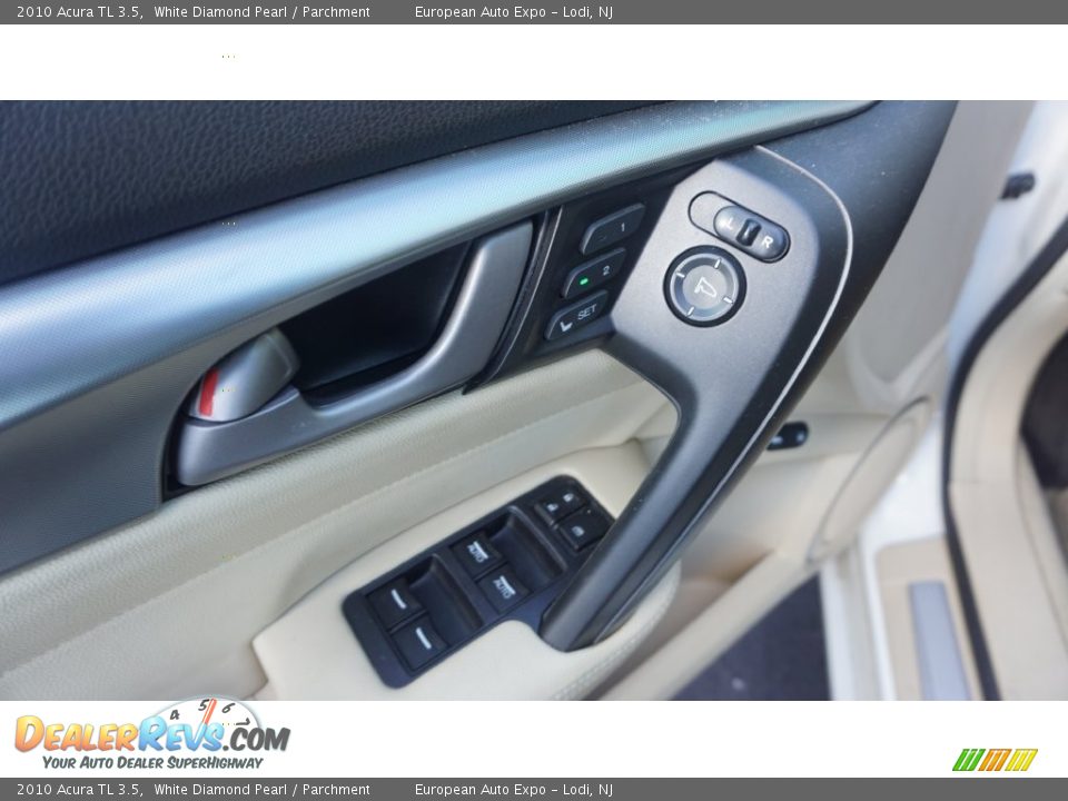 2010 Acura TL 3.5 White Diamond Pearl / Parchment Photo #18