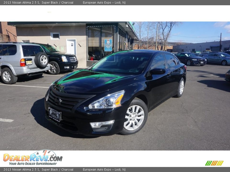 2013 Nissan Altima 2.5 S Super Black / Charcoal Photo #1