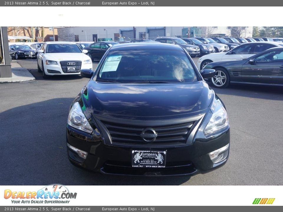2013 Nissan Altima 2.5 S Super Black / Charcoal Photo #8